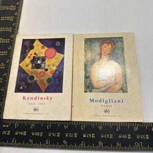 The Little Library Of Art Paperback #18 Modigliani & #52 Kandinsky1960's Methuen